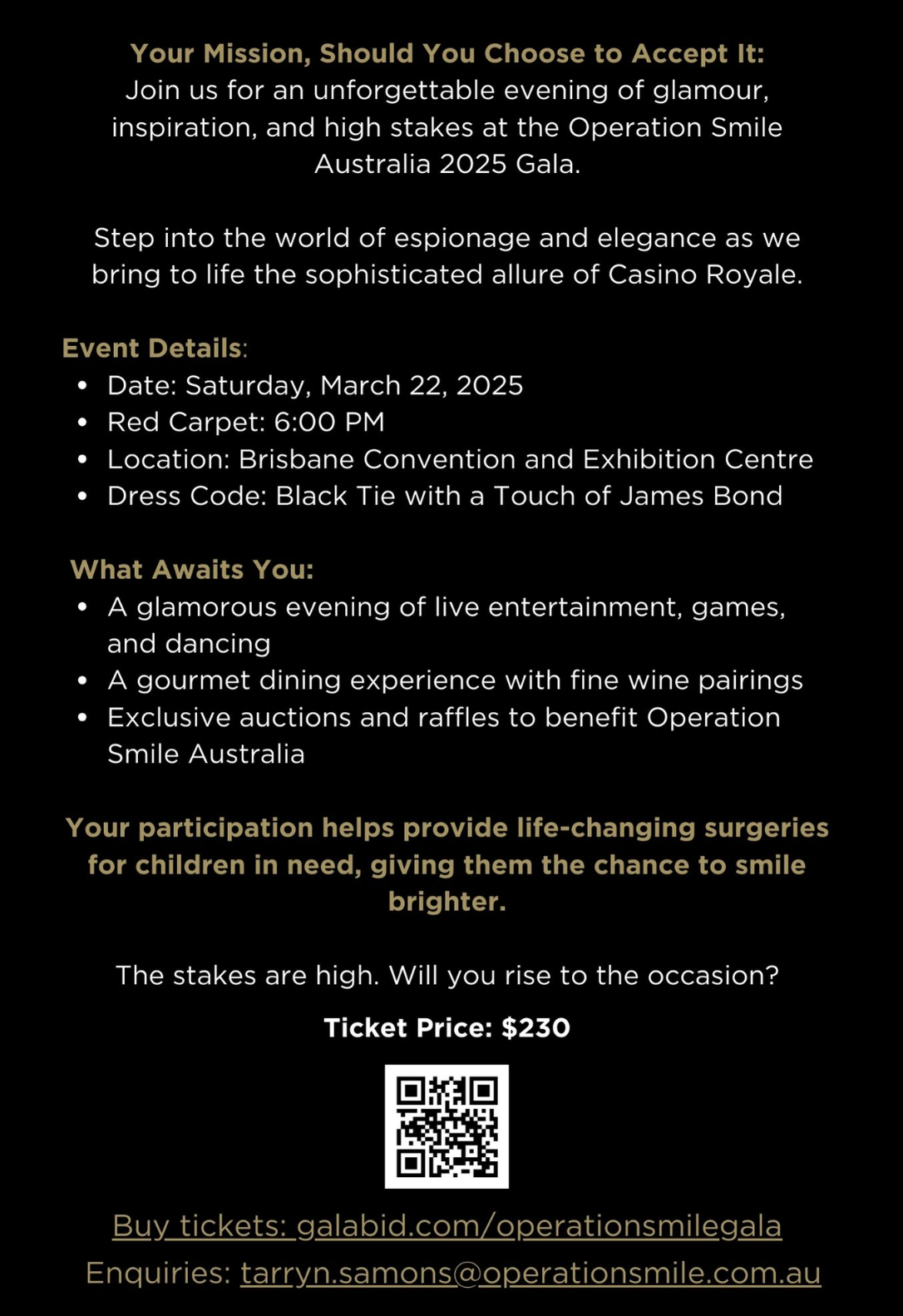 Gala Dinner Smile Foundation